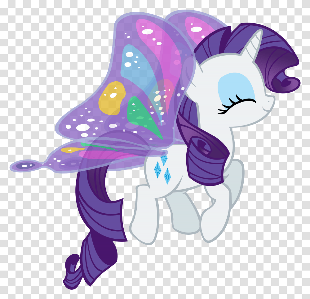 Fanmade Rarity Butterfly Rarity My Little Pony, Purple, Costume Transparent Png
