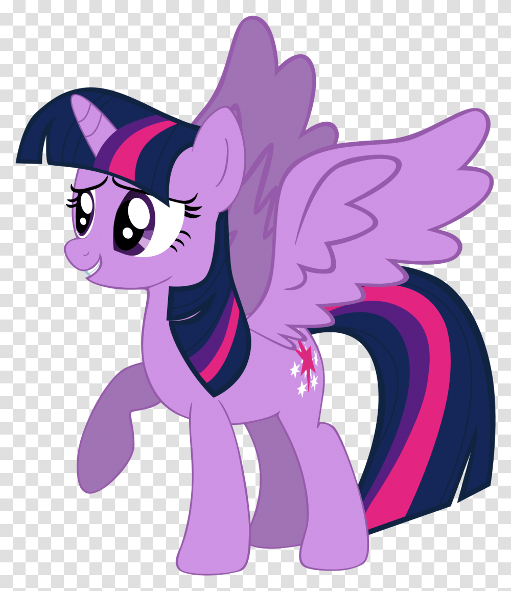 Fanmade Smiling Princess Twilight Sparkle My Little Pony Twilight Sparkle With Wings, Purple, Angel Transparent Png