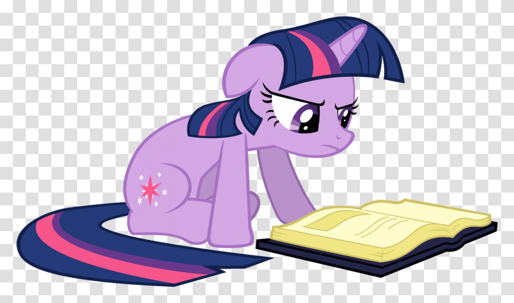 Fanmade Twilight Sparkle Reading A Book Vector Reading Gif Background, Helmet, Dj Transparent Png