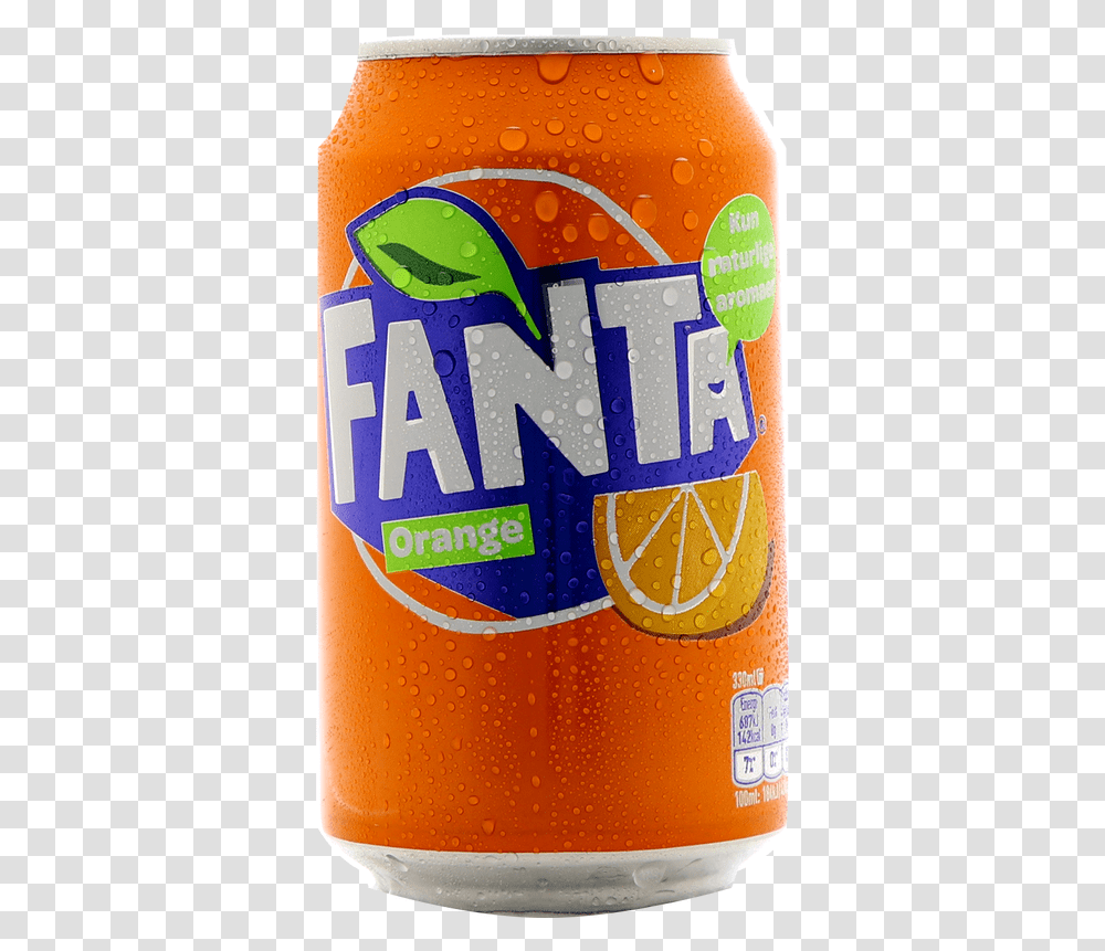 Fanta 330ml Orange Soft Drink, Tin, Can, Beverage, Bottle Transparent Png