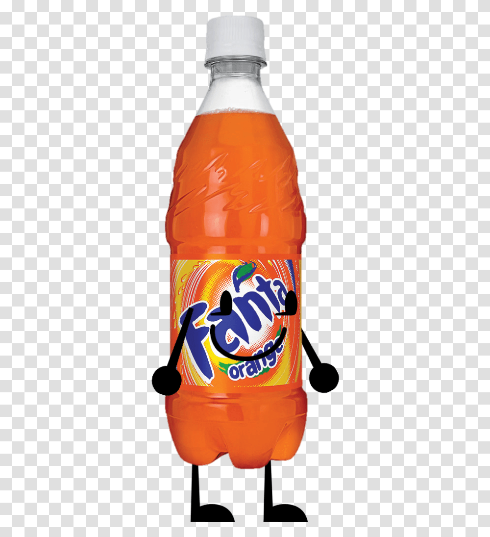 Fanta Bottle Is Very Happy Orange Fanta Bottle, Soda, Beverage, Drink, Juice Transparent Png
