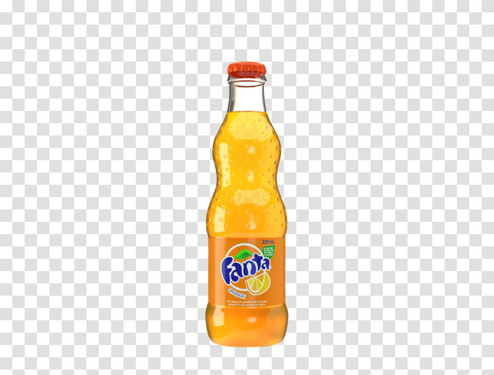 Fanta Classic Soft Drink 24 X 330ml Fanta Orange Glass Bottle, Juice, Beverage, Orange Juice, Ketchup Transparent Png