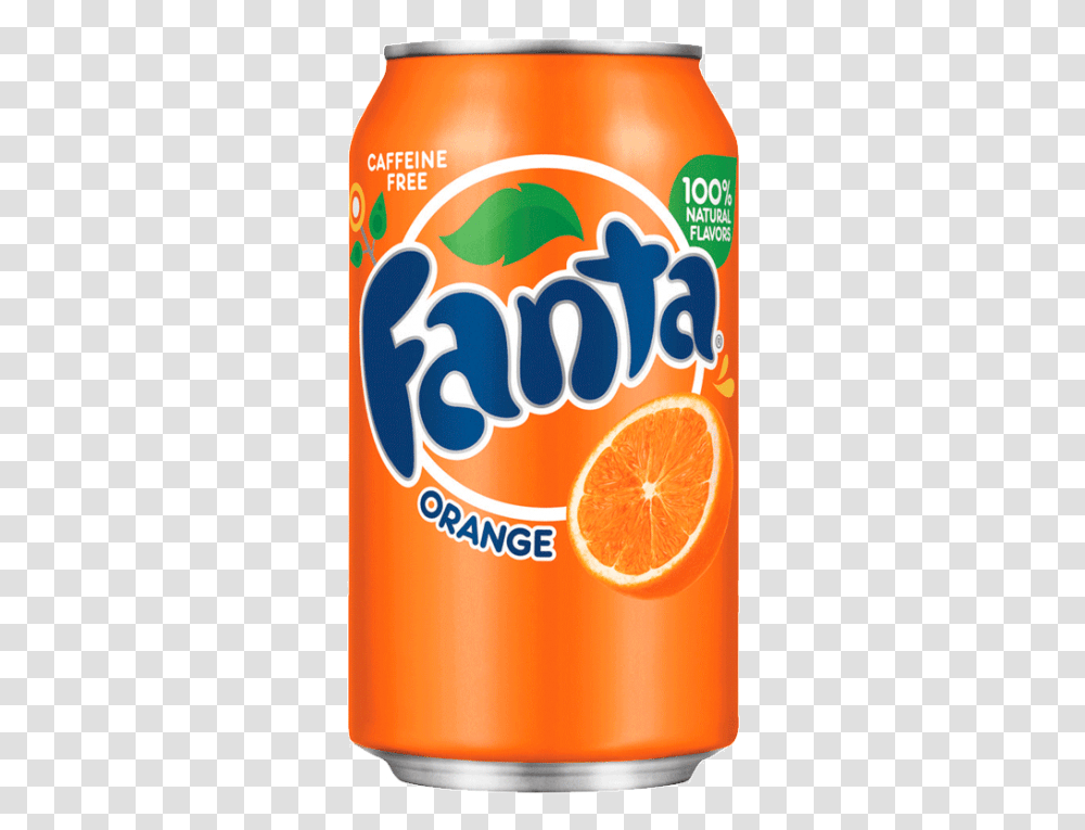 Fanta Orange Large Can, Tin, Beer, Alcohol, Beverage Transparent Png