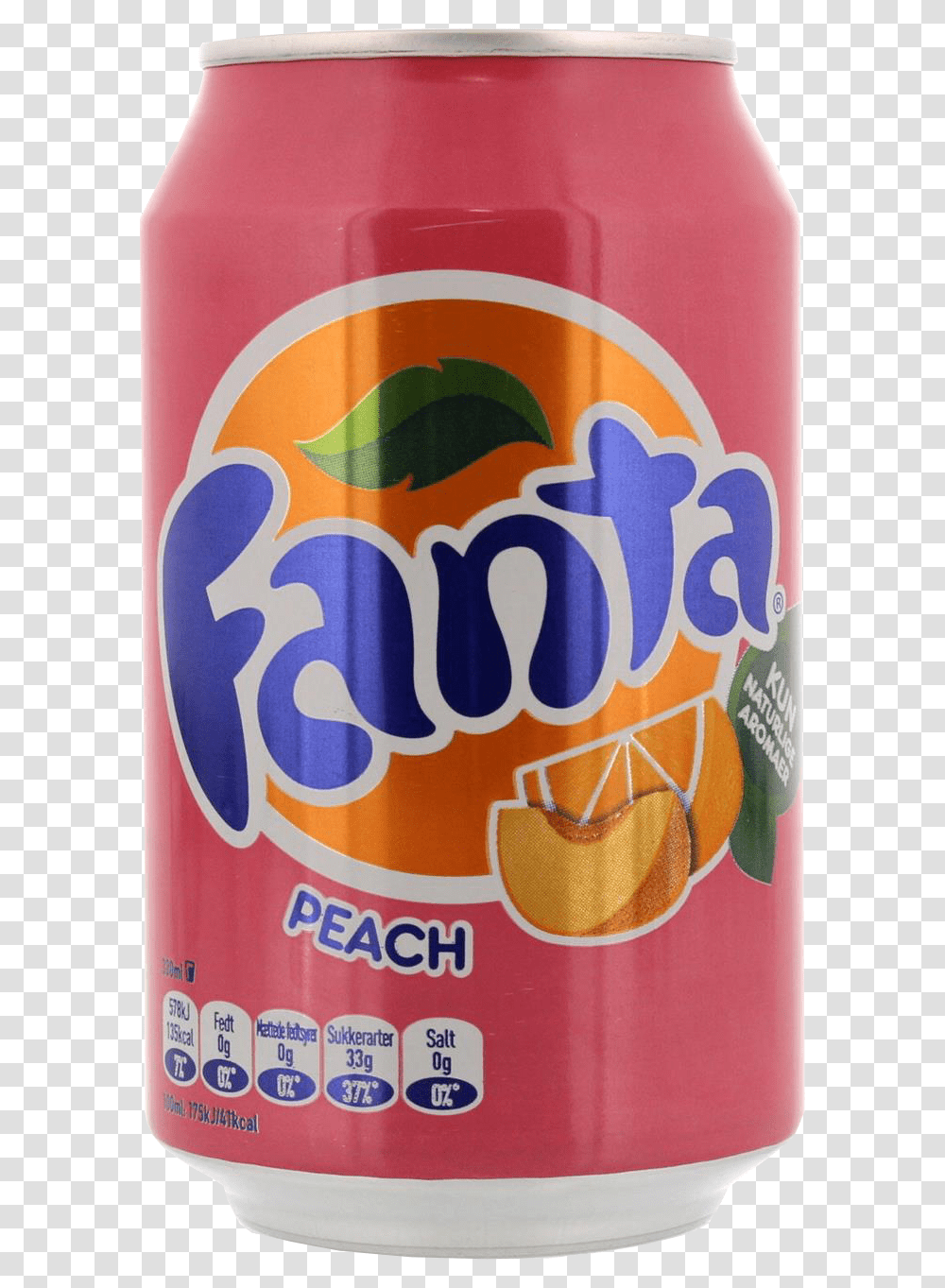 Fanta Peach 330ml Dose Fanta, Tin, Can, Beer, Alcohol Transparent Png
