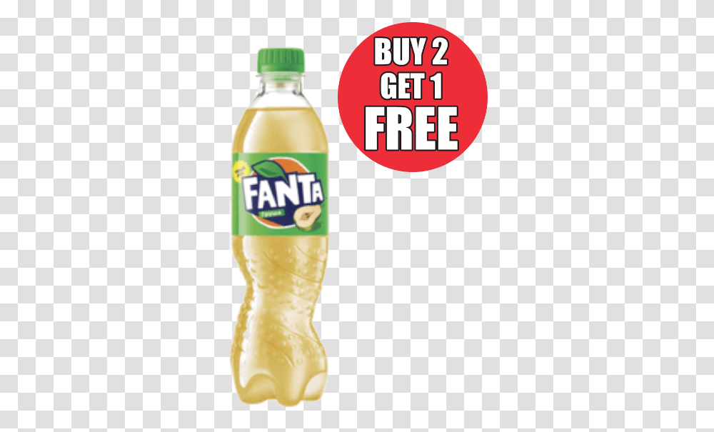 Fanta Pear 500ml Plastic Bottle, Soda, Beverage, Drink, Pop Bottle Transparent Png