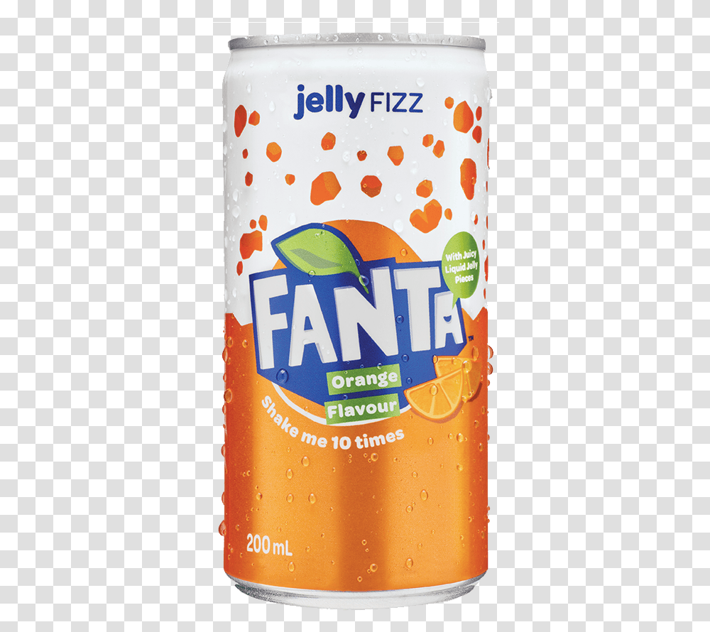 Fanta Shake Things Up Orange Soft Drink, Tin, Can, Beer, Alcohol Transparent Png
