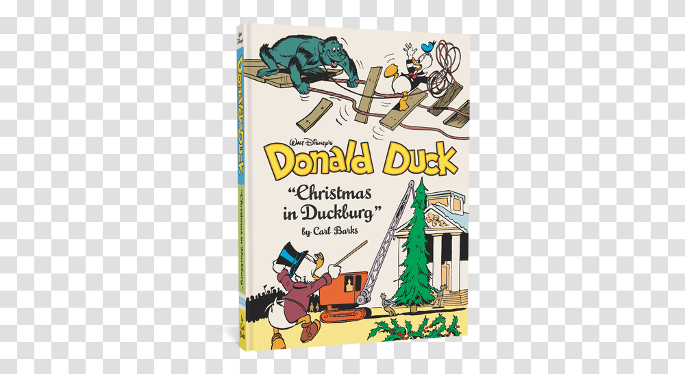 Fantagraphics Books Donald Duck Christmas In Duckburg, Poster, Advertisement, Person, Flyer Transparent Png