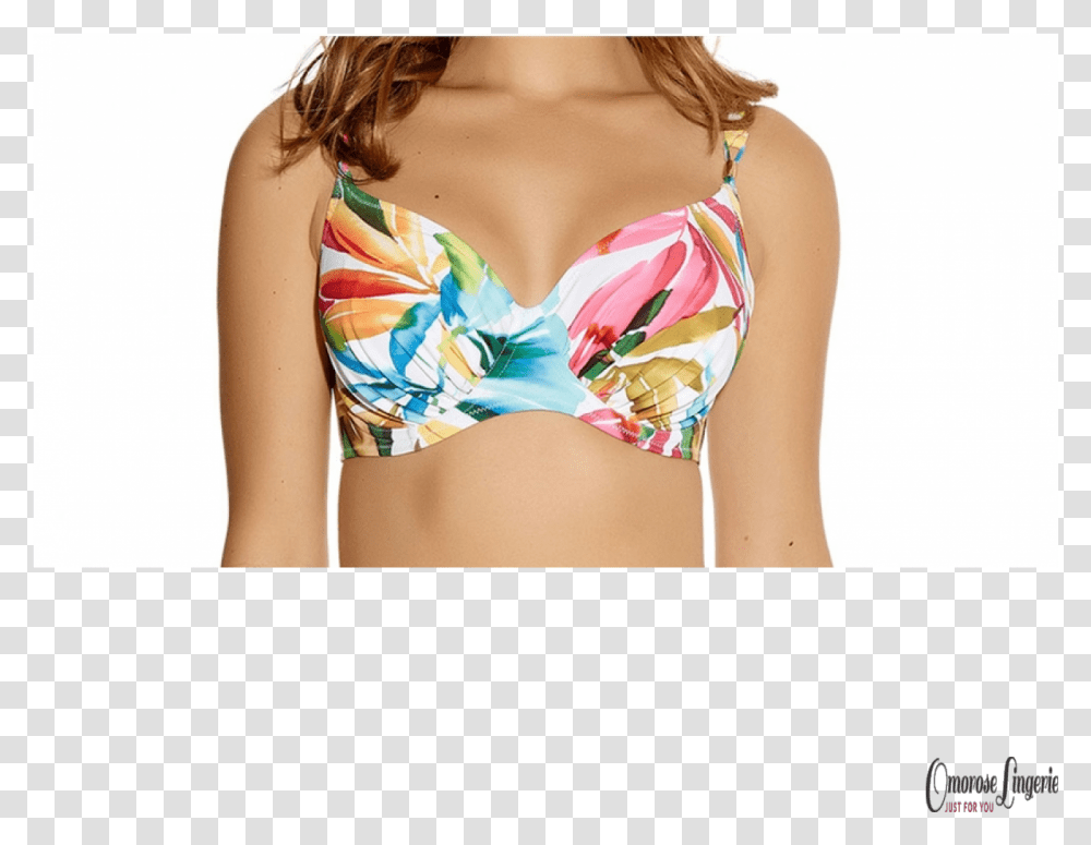 Fantasie Boca Chica Uw Gathered Full Cup Bikini Top Fantasie, Apparel, Swimwear, Person Transparent Png