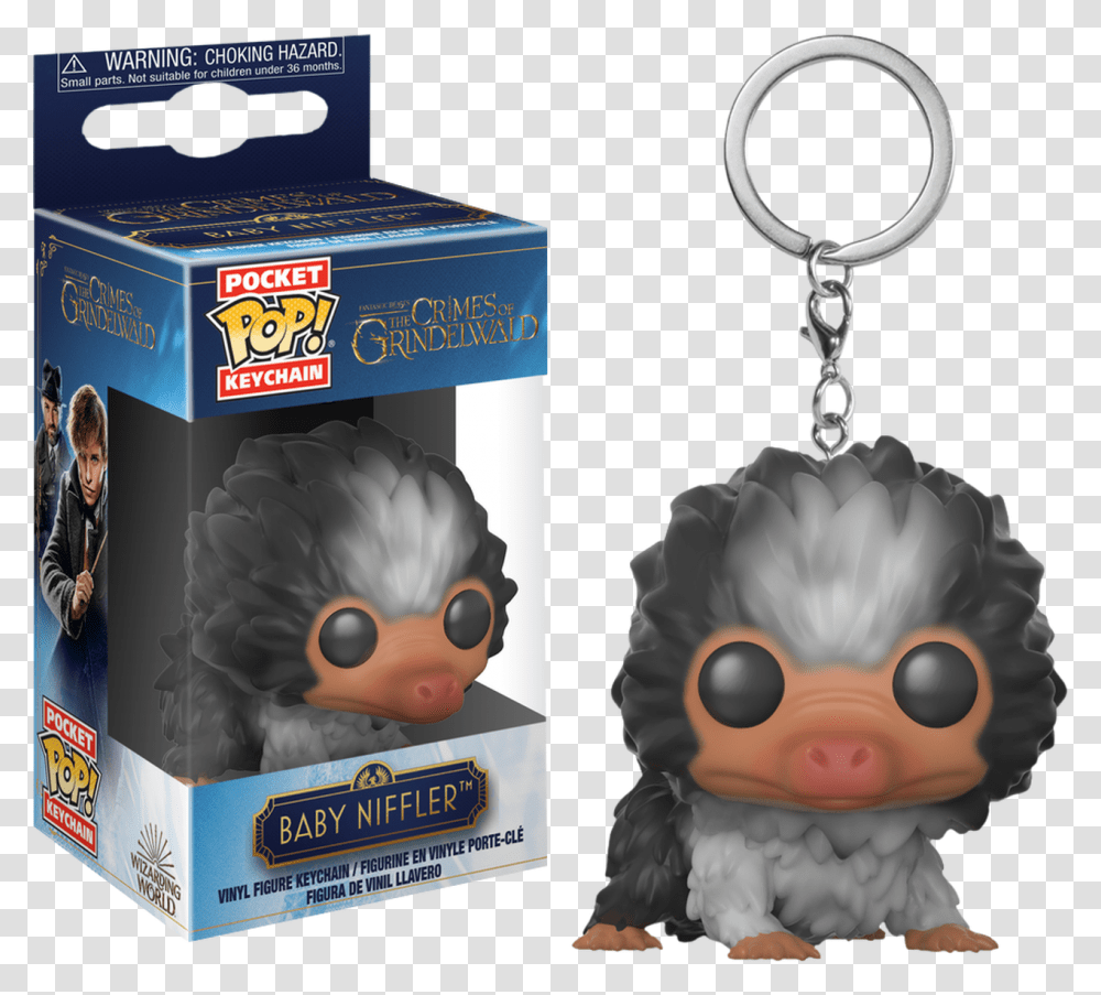 Fantastic Beasts And Where To Find Them Pop Keychain Fantastic Beasts 2 Baby Niffler Brown, Person, Human, Animal, Doll Transparent Png