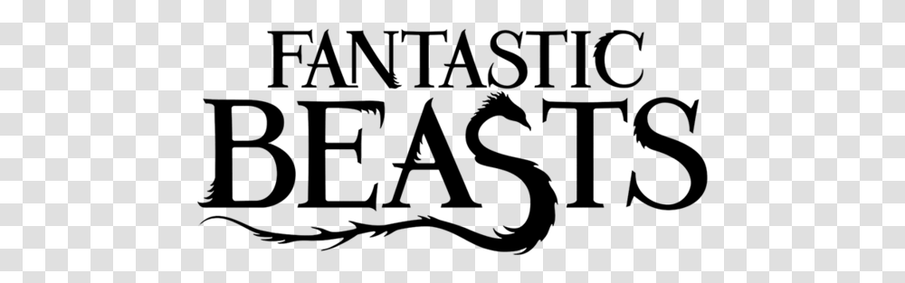 Fantastic Beasts Calligraphy, Gray, World Of Warcraft Transparent Png