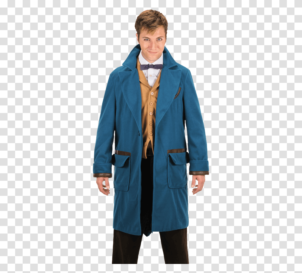 Fantastic Beasts Newt Scamander Coat Coat From Fantastic Beasts, Overcoat, Sleeve, Suit Transparent Png