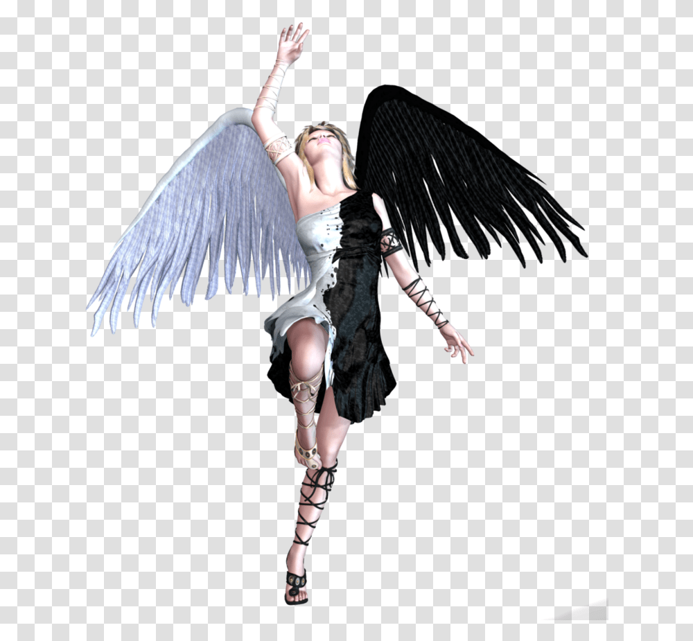 Fantasy Angel Pic Angel With Background, Person, Human, Archangel Transparent Png