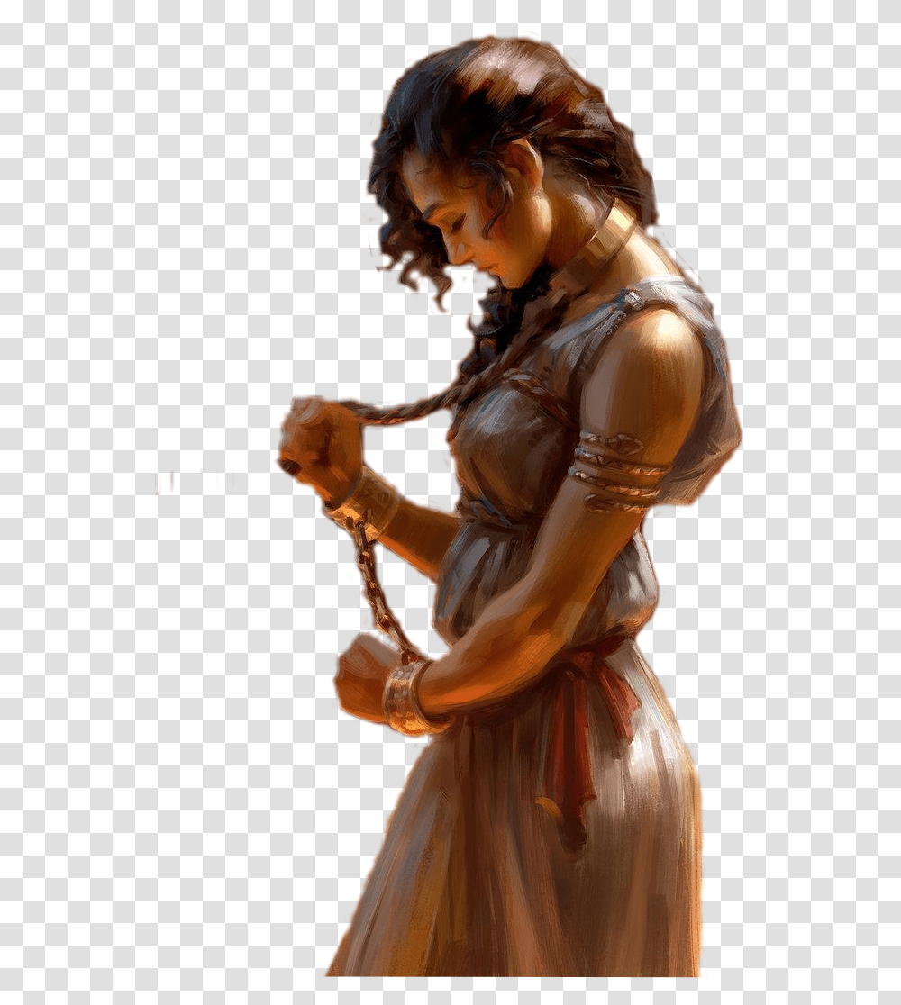 Fantasy Art Female Slave, Outdoors, Figurine, Finger, Person Transparent Png