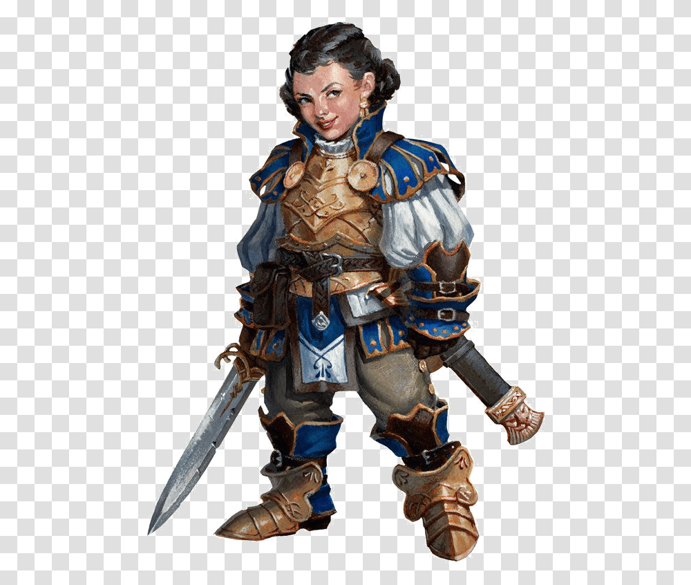 Fantasy Art Gnome Female, Person, Human, Samurai, Knight Transparent Png