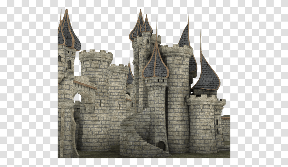 Fantasy Castle Photos Medieval Castle Background, Architecture, Building, Spire, Tower Transparent Png