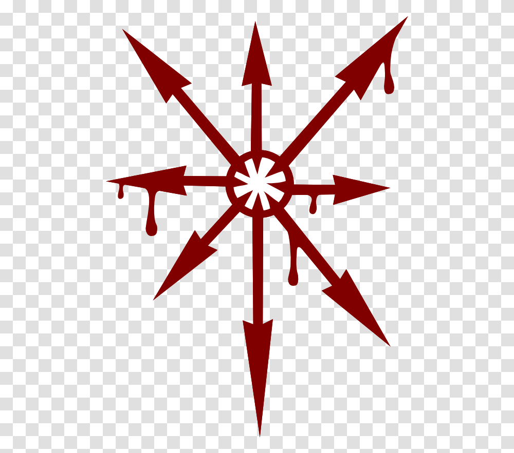 Fantasy Chaos 40000 Warhammer Hq Chaos Space Marine Logo, Symbol, Cross, Star Symbol, Outdoors Transparent Png