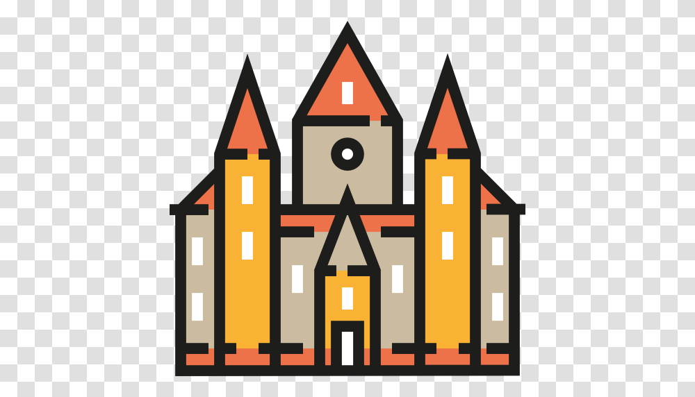 Fantasy City Clipart, Architecture, Building, Church, Triangle Transparent Png