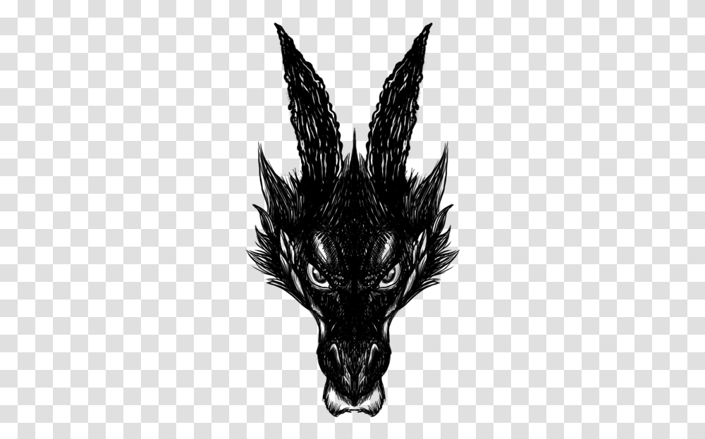 Fantasy Dragon Head, Gray, World Of Warcraft Transparent Png