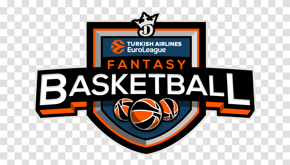 Fantasy Euro League Basketball Play For Free Euro League Basketball Logo, Text, Symbol, Alphabet, Label Transparent Png