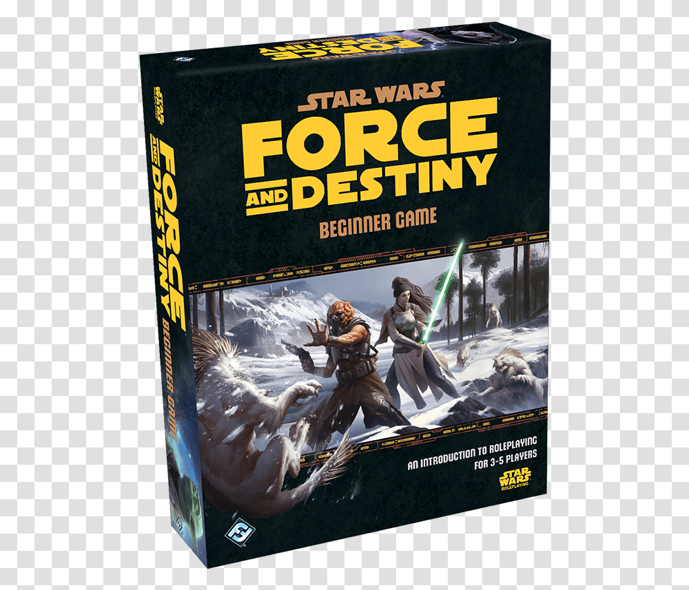 Fantasy Flight Games Unlock The Secrets Of The Force Star Wars Force And Destiny, Poster, Advertisement, Person, Dog Transparent Png