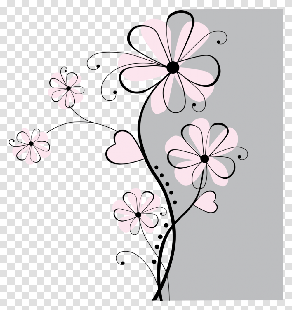 Fantasy Flowers 3 Paint By Number Mural Gilliflower, Plant, Blossom, Cherry Blossom, Pattern Transparent Png