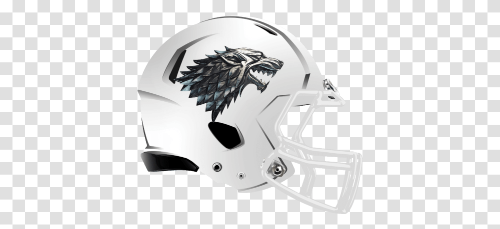 Fantasy Football Logos - House Stark Stark Game Of Thrones, Clothing, Apparel, Helmet, Crash Helmet Transparent Png