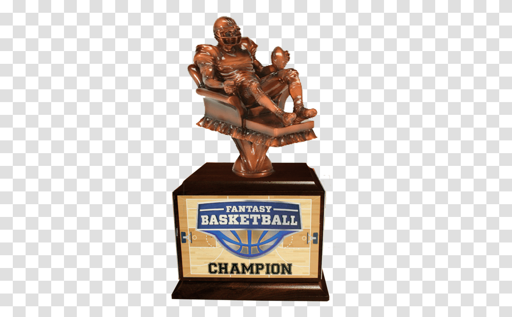Fantasy Football Perpetual Trophy Funny Fantasy Football Trophies, Person, Human, Figurine, Sculpture Transparent Png