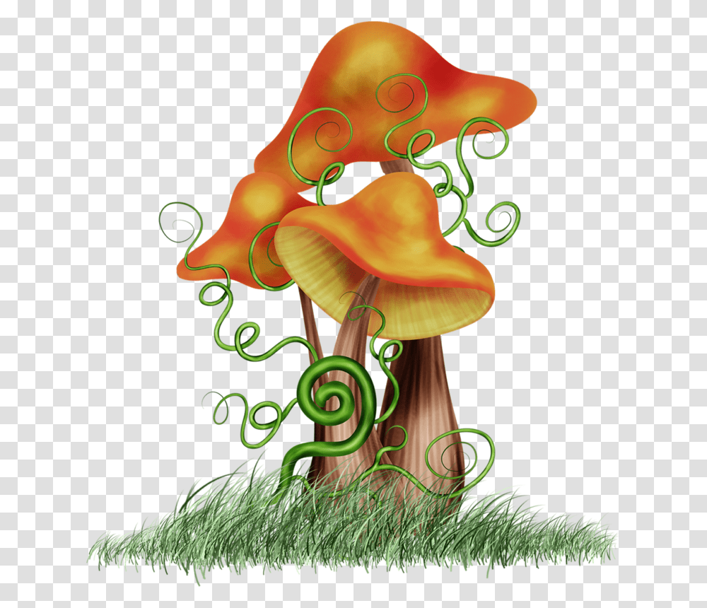 Fantasy Mushrooms, Plant, Fungus, Agaric, Amanita Transparent Png