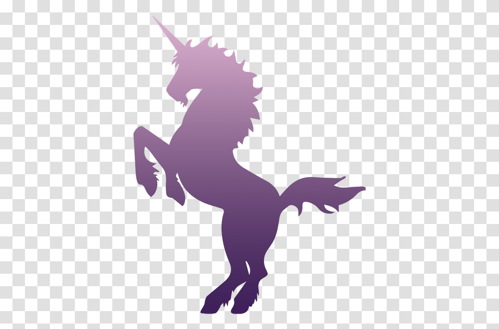 Fantasy Silhouettes Ferine Fire Unicorns Fart Rainbows, Stencil Transparent Png