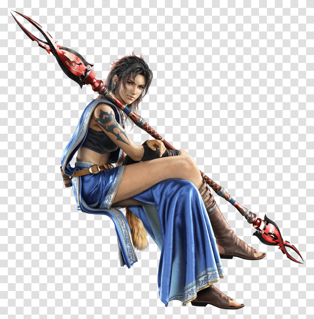 Fantasy Women Warrior Clipart Mart Fang Final Fantasy Xiii, Person, Leisure Activities, Bow, Dance Pose Transparent Png