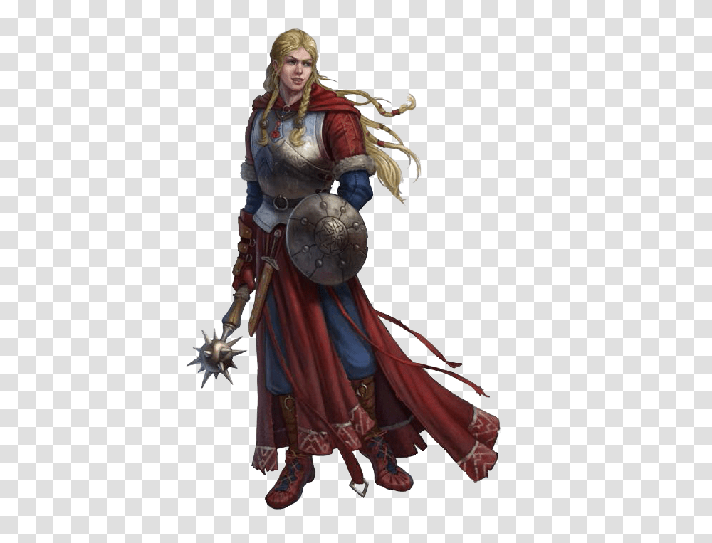 Fantasy Women Warrior Image Dnd Female Cleric, Person, Human, Knight, Soccer Ball Transparent Png