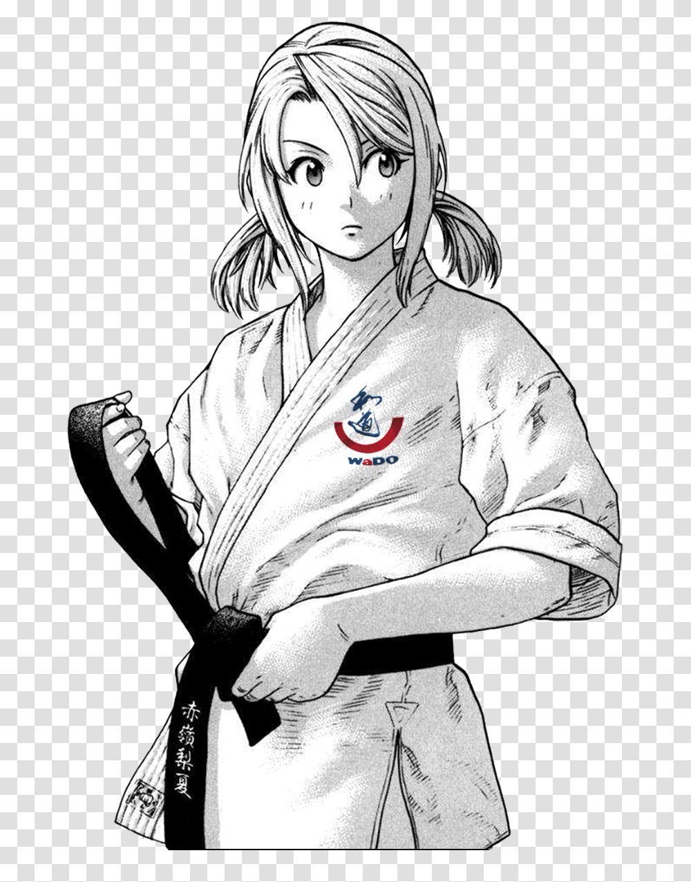 Faq On Wado Ryu Karate Karate Girl Drawing, Person, Human, Sport, Sports Transparent Png