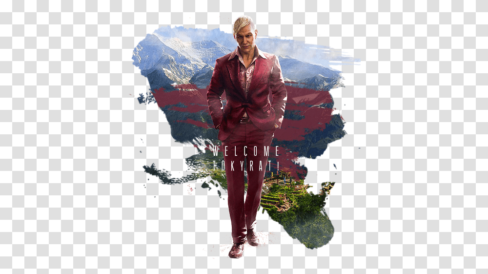 Far Cry 4 Pagan Min Crying Video Game, Person, Clothing, Outdoors, Nature Transparent Png
