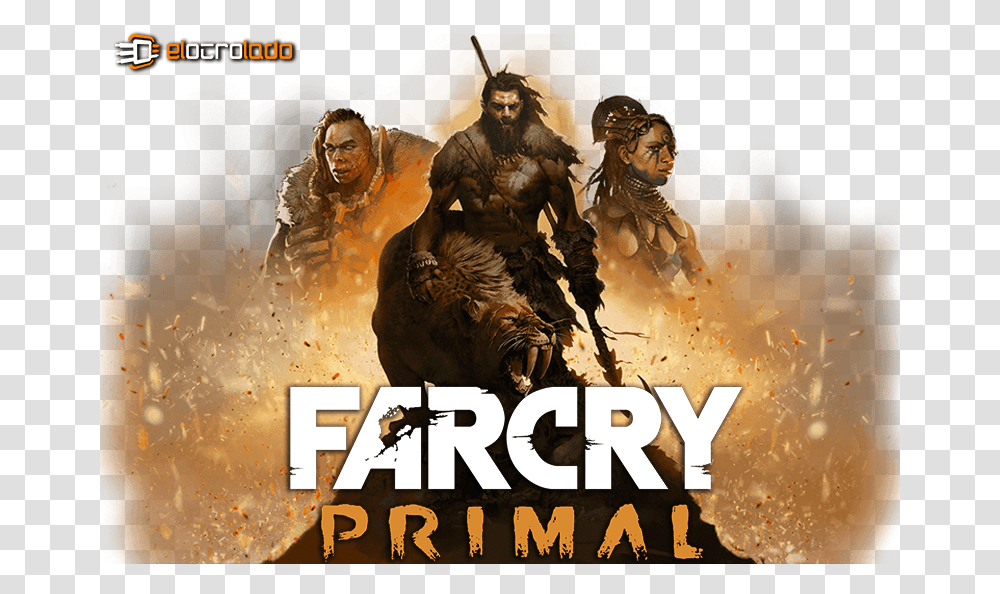 Far Cry Primal Far Cry Primal, Poster, Advertisement, Person, Flyer Transparent Png