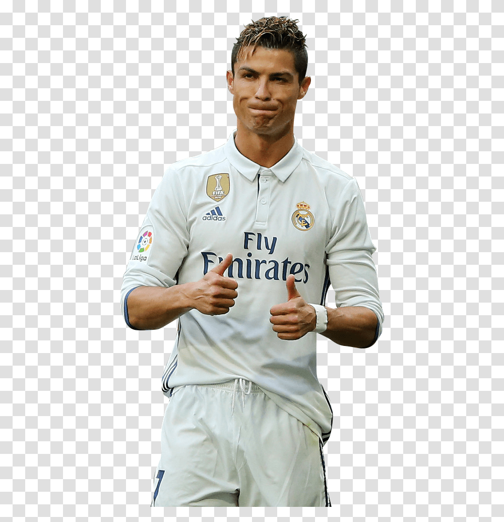Faremo Sentire La Nostra Vicinanza A Cristiano Ronaldo Imagenes De De Cristiano Ronaldo, Person, Shirt, Finger Transparent Png