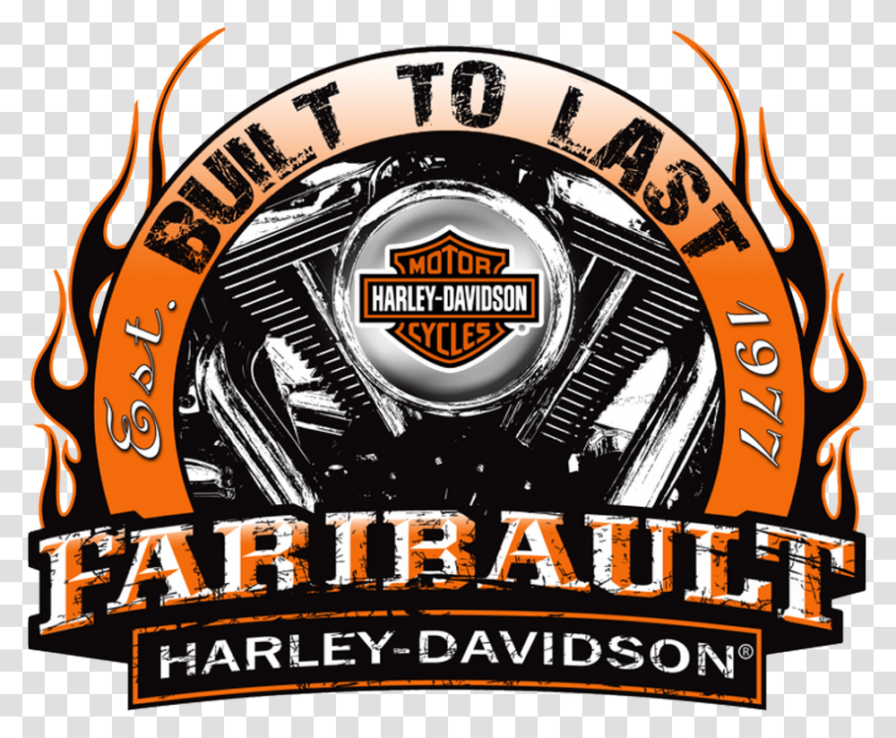 Faribault Harley Davidson Harley Davidson, Label, Advertisement, Poster Transparent Png