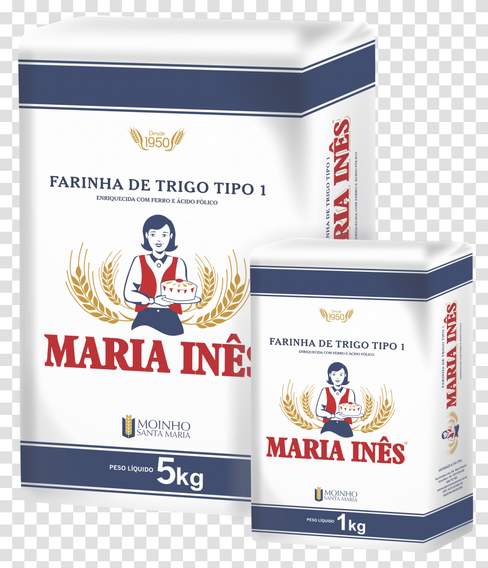 Farinha De Trigo Maria Ines, Flyer, Advertisement, Food, Tin Transparent Png