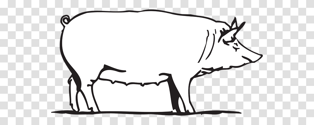 Farm Mammal, Animal, Wildlife, Stencil Transparent Png