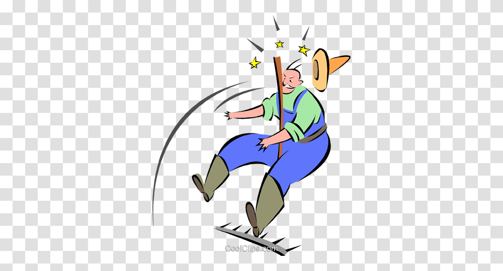 Farm Accidents Royalty Free Vector Clip Art Illustration, Person, People, Sport, Leisure Activities Transparent Png