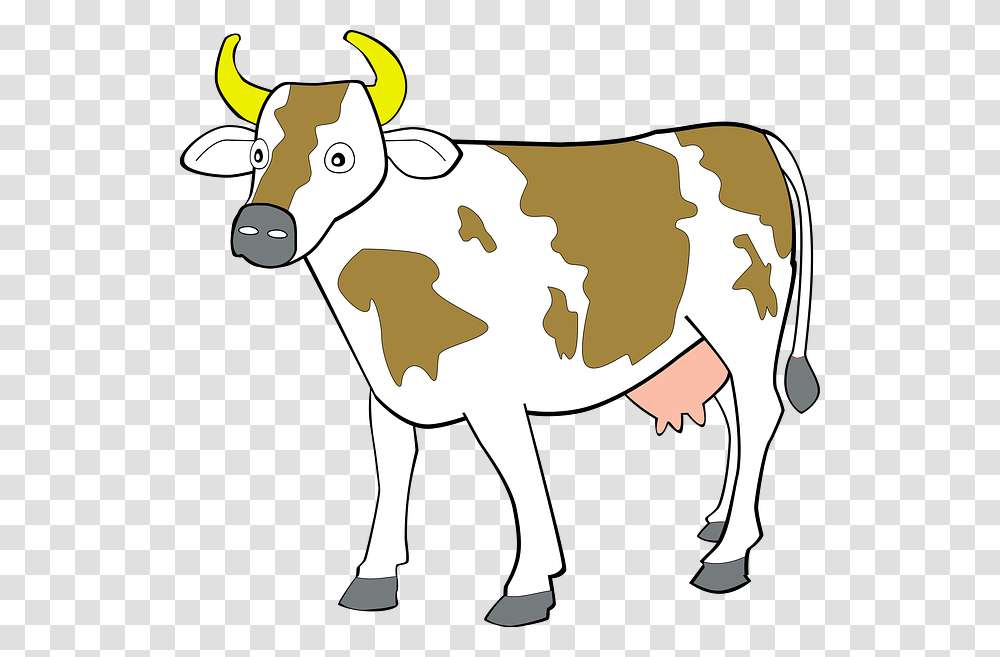 Farm Animal Art Clip Art Of Cow, Cattle, Mammal, Dairy Cow Transparent Png