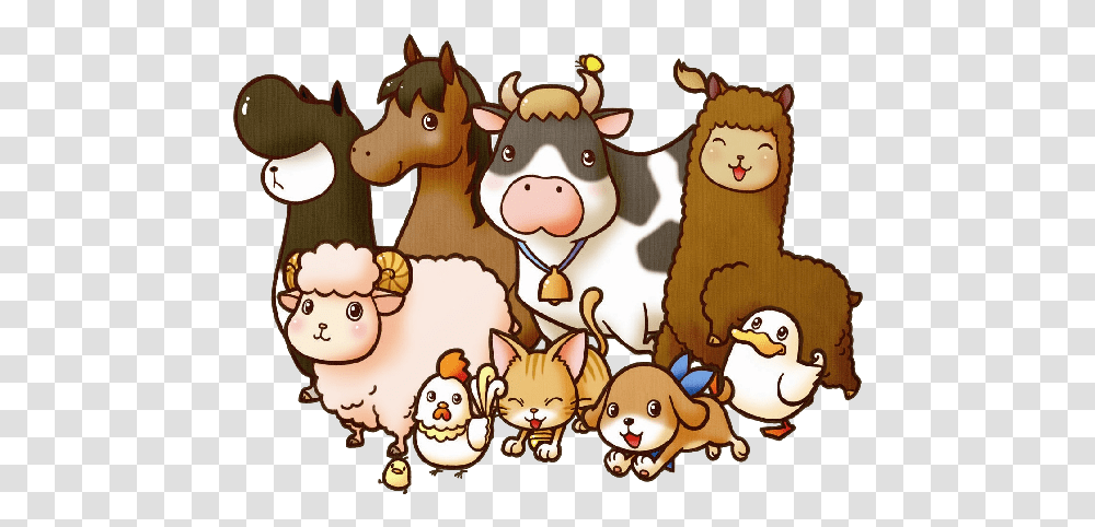 Farm Animals Clipart Farm Animals Cartoon, Mammal, Cattle, Cow Transparent Png