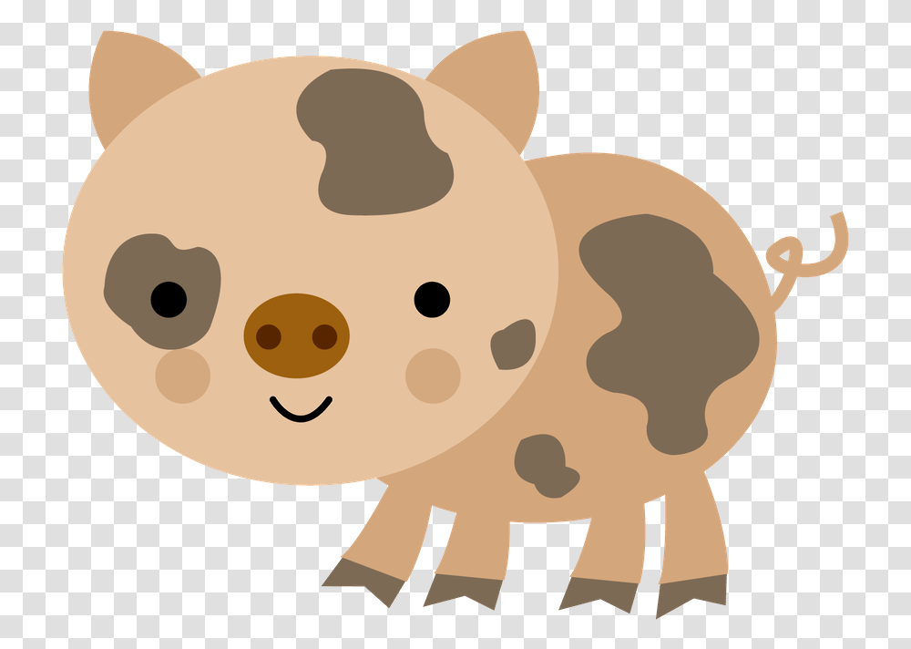 Farm Animals Clipart If You Give A Pig A Pancake Spoon, Piggy Bank, Snowman, Winter, Outdoors Transparent Png