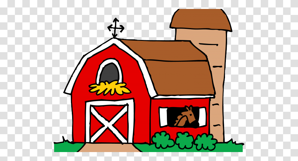Farm Clip Art Barn Clipart Black And White, Nature, Outdoors, Building, Rural Transparent Png