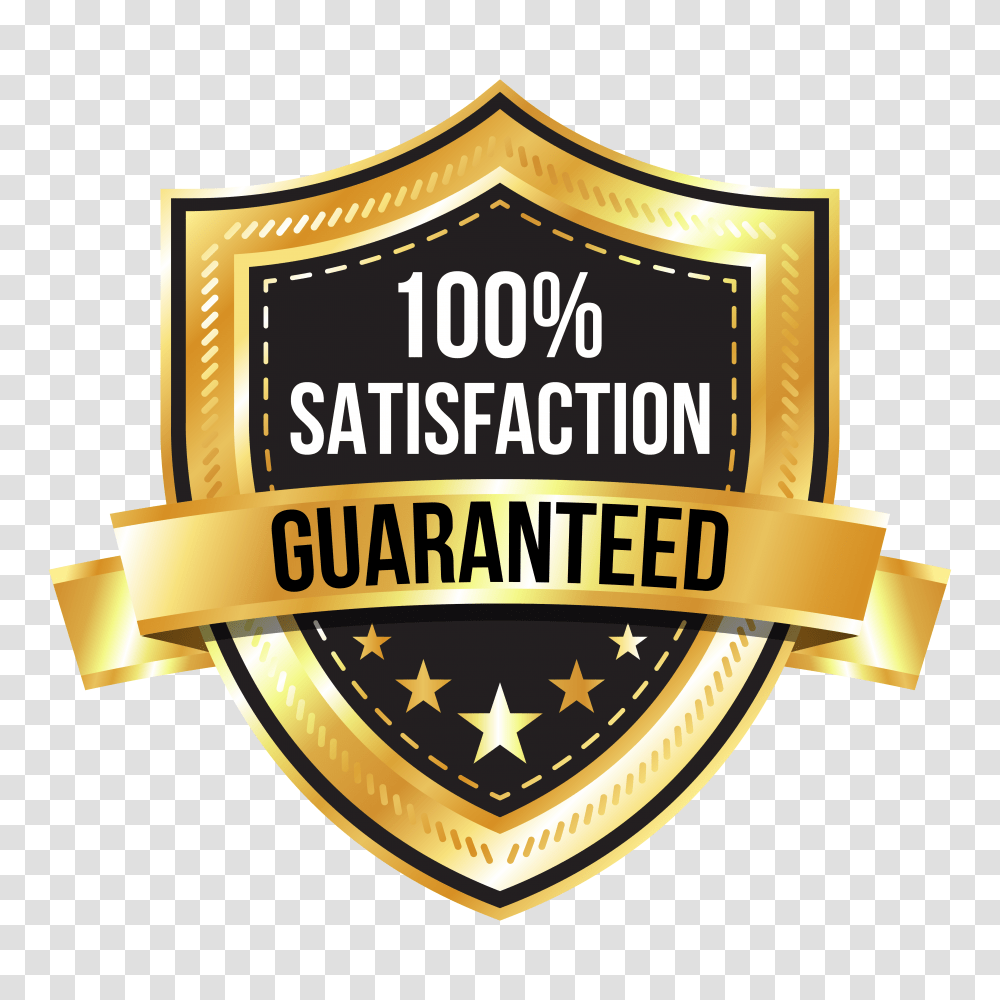 Farm Containers Satisfaction Guaranteed 100 Satisfaction Guarantee, Logo, Symbol, Trademark, Badge Transparent Png