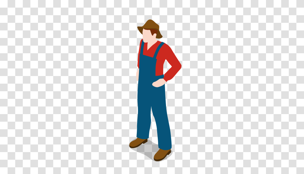 Farm Farmer Male Man People Standing Icon, Person, Human, Sleeve Transparent Png