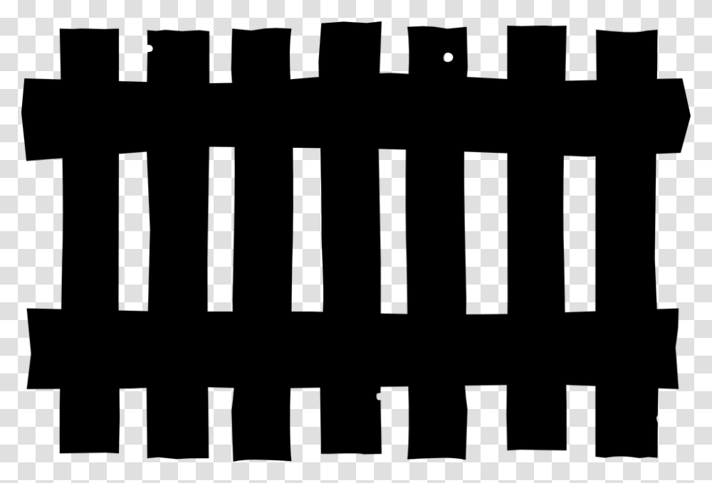 Farm Fence Black And White Farm Fence Black, Gray, World Of Warcraft Transparent Png