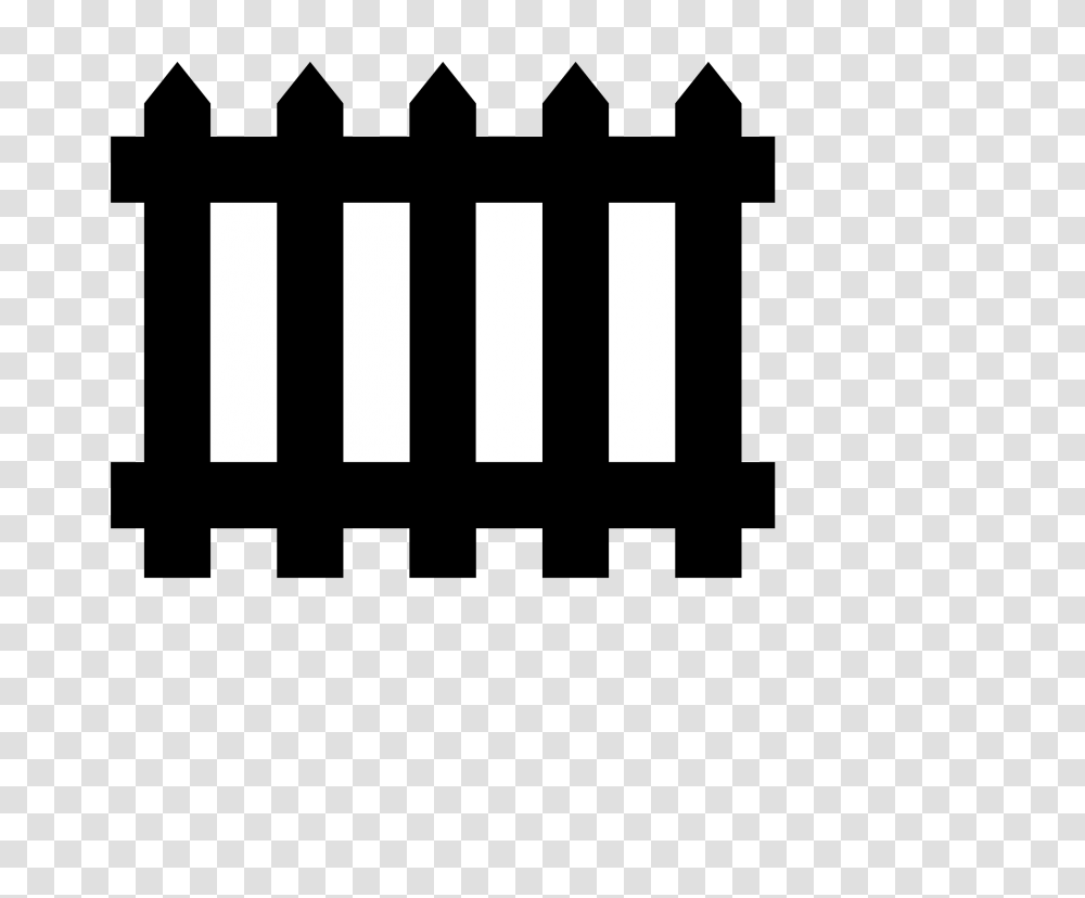Farm Picket Fence Clipart Fence Clipart Black And White, Tarmac, Asphalt, Word, Road Transparent Png