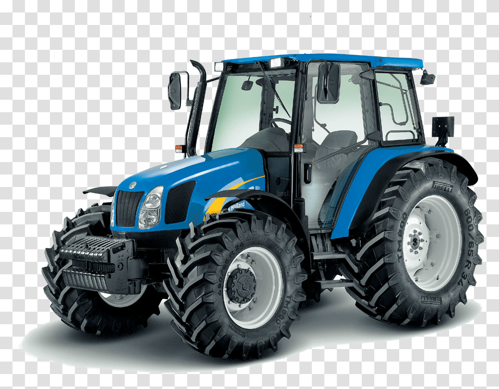 Farmall Tractor New Holland Agriculture New Holland Td 5, Wheel, Machine, Vehicle, Transportation Transparent Png