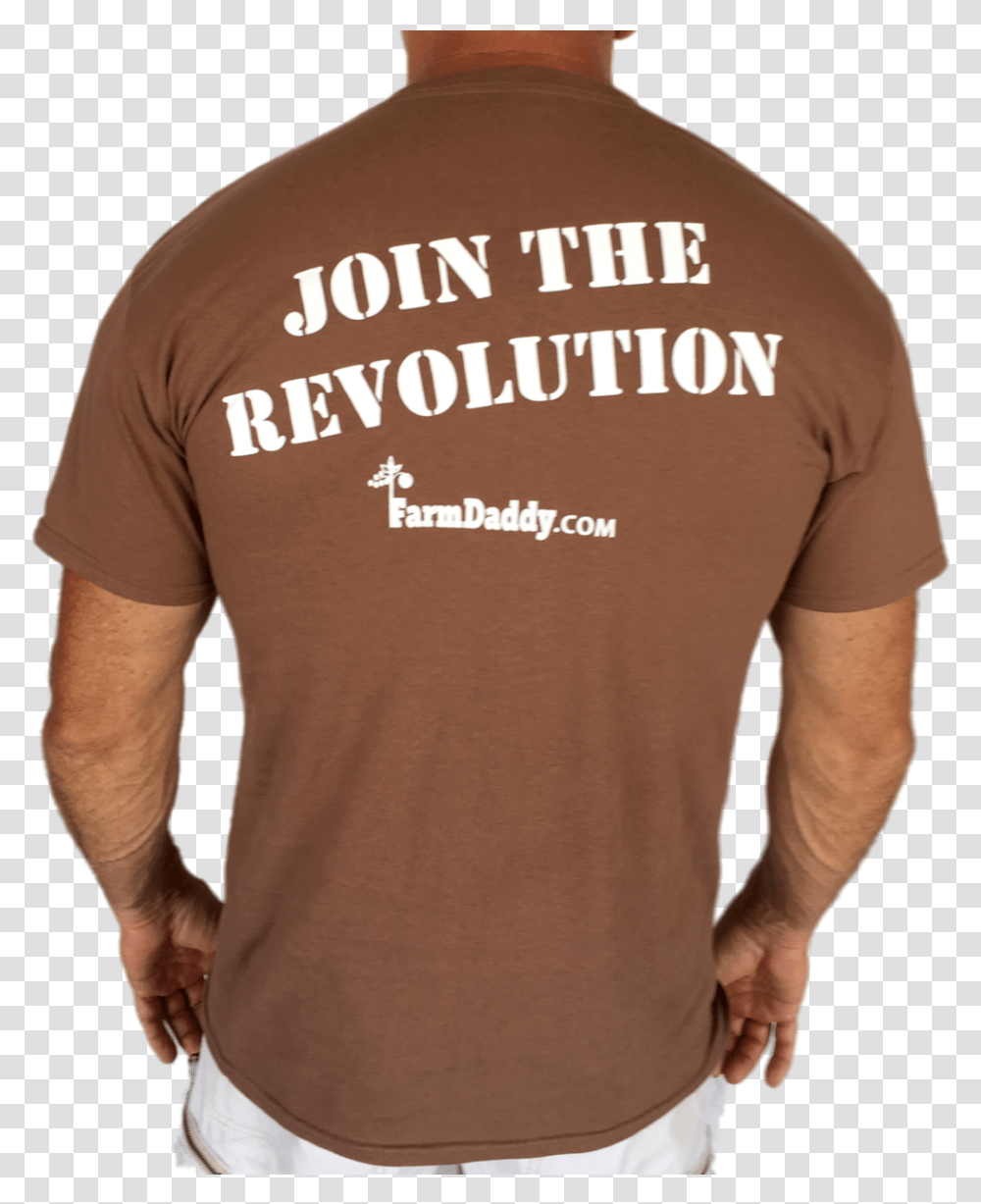 Farmdaddy Join The Revolution, Apparel, Sleeve, T-Shirt Transparent Png