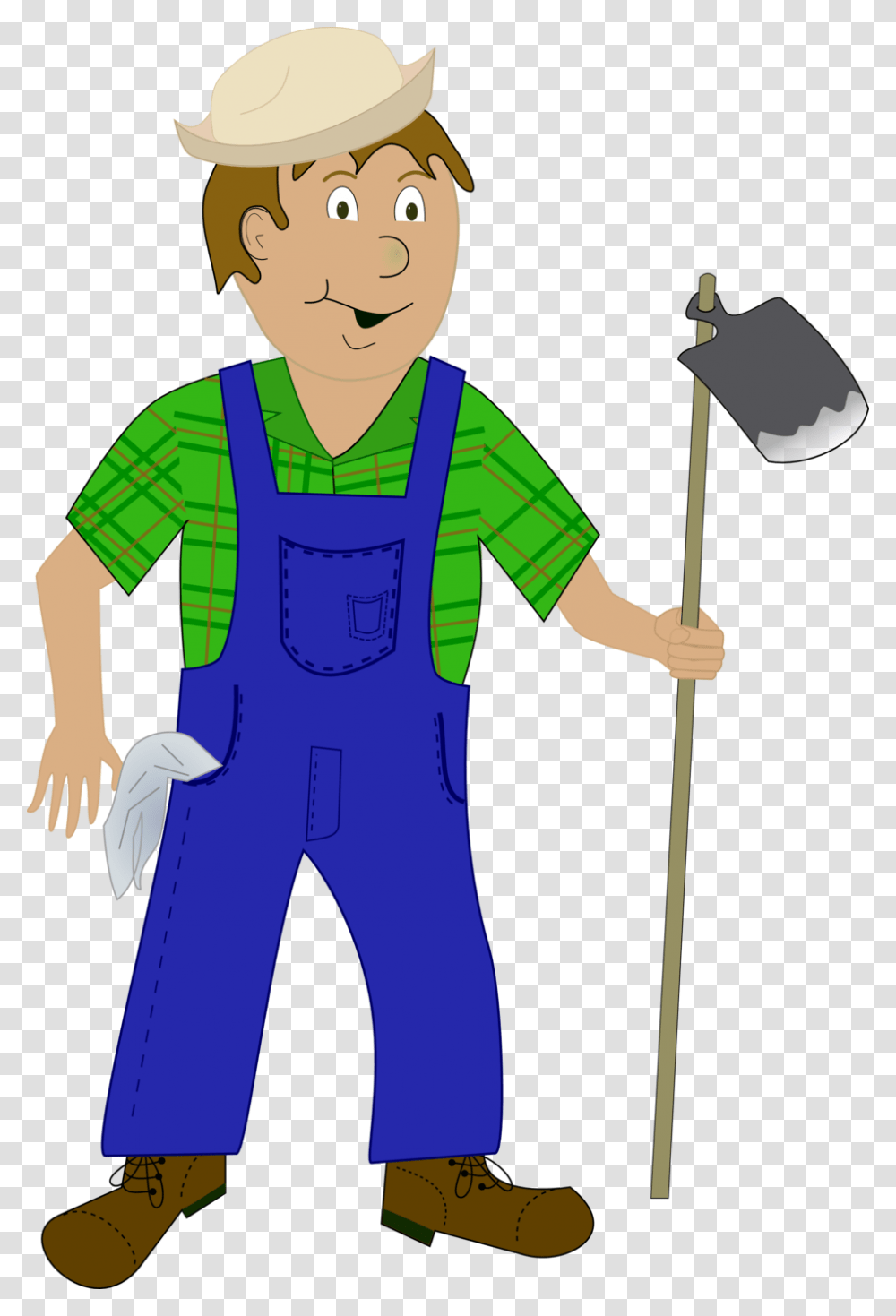 Farmer Agriculture Cartoon Drawing Cc0 Cartoon Farmer No Background, Person, Costume, Performer, Hat Transparent Png
